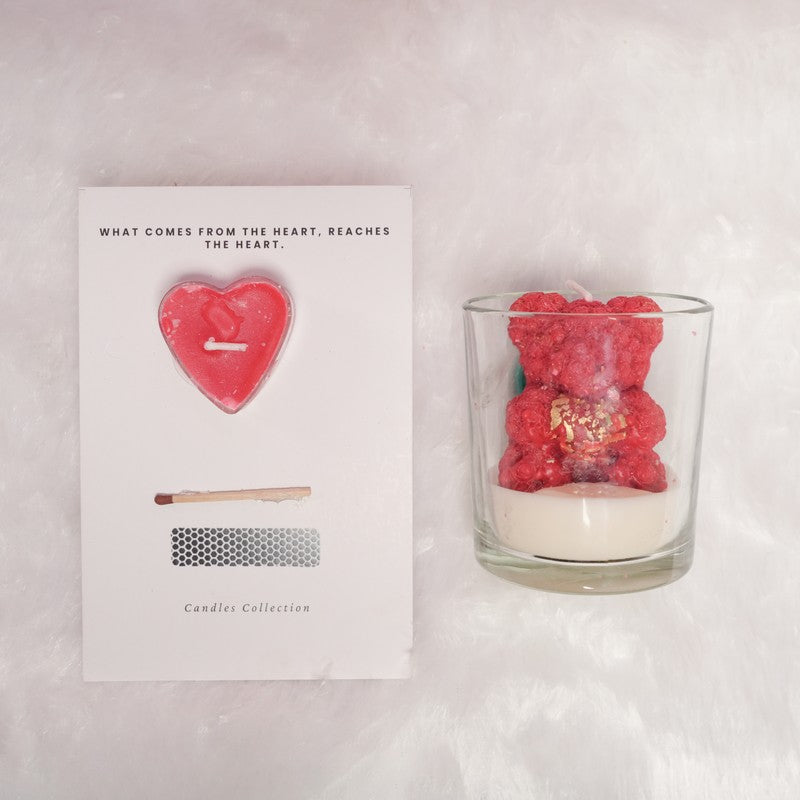 Heartfelt Glow Decorative Candles - Red media 8