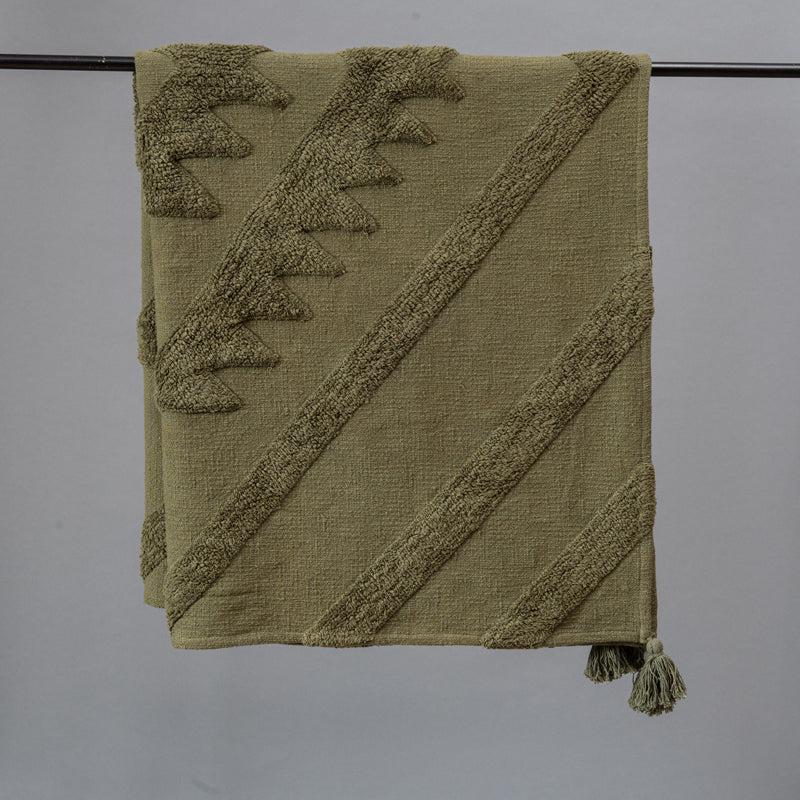 Nixia Table Tufted Tassled Throw - Rectangle media 3