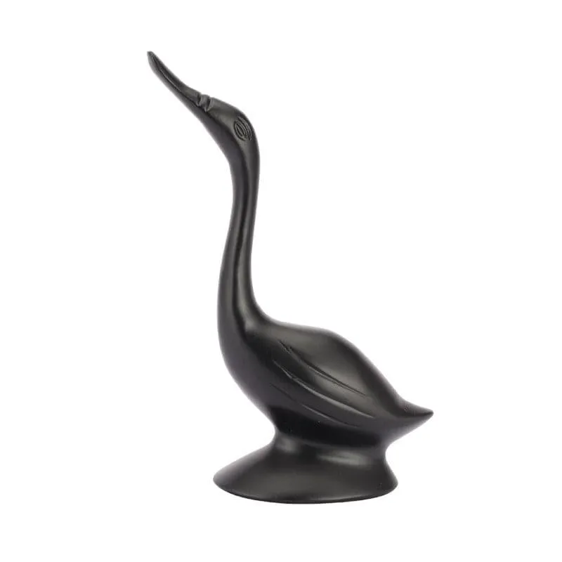 Swan Darling Showpiece (Black) - Set Of Two media 4