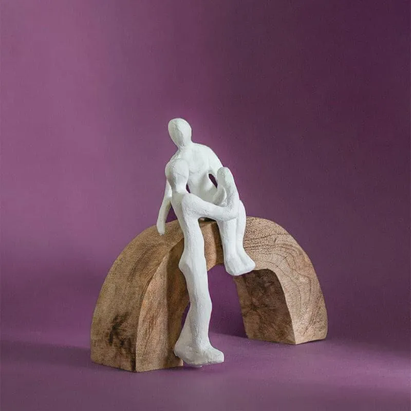 Love is Love Wooden Decorative Showpiece media 3