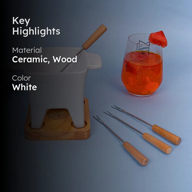 Cedarwood Ceramic Fondue media 2
