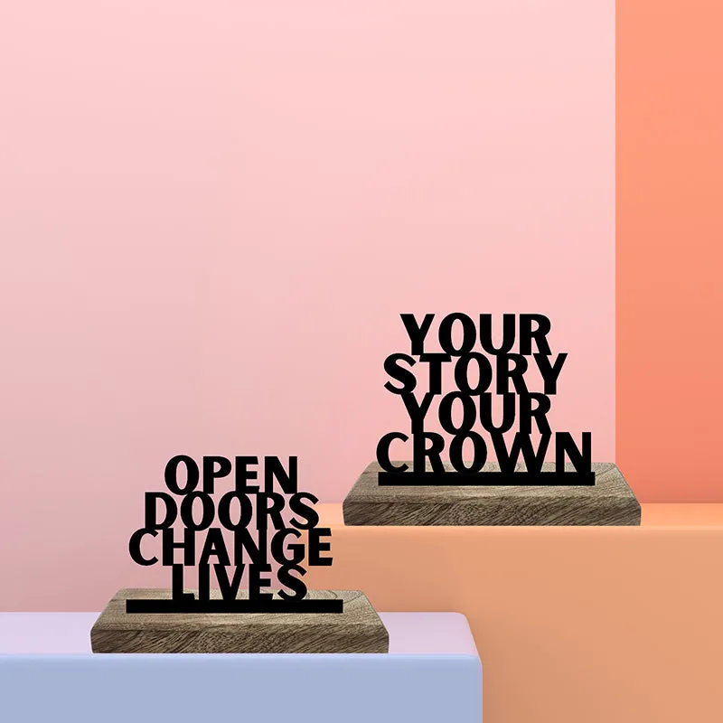 Your Story Showpiece - Set Of Two media 1