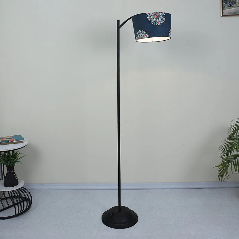 Toile Printed Arched Iron Floor Lamp media 3