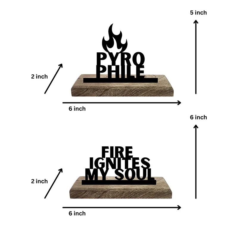 Pyrophile Showpiece - Set Of Two media 4