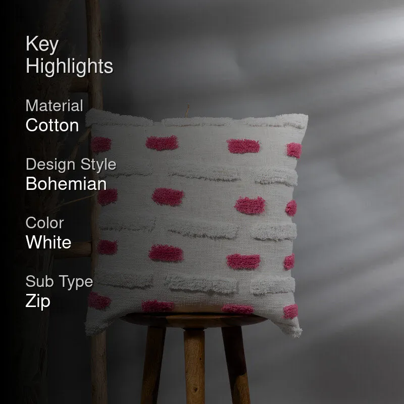 Dot n Dash Tufted Cushion Cover media 2
