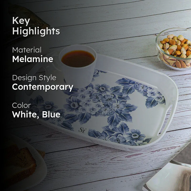 Orchid Blooms Melamine Serving Tray media 2