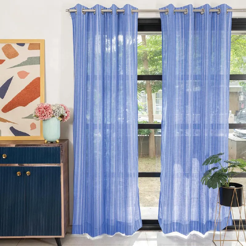 Urban Space Sigrid Curtain (Blue) - Set Of Two media 2