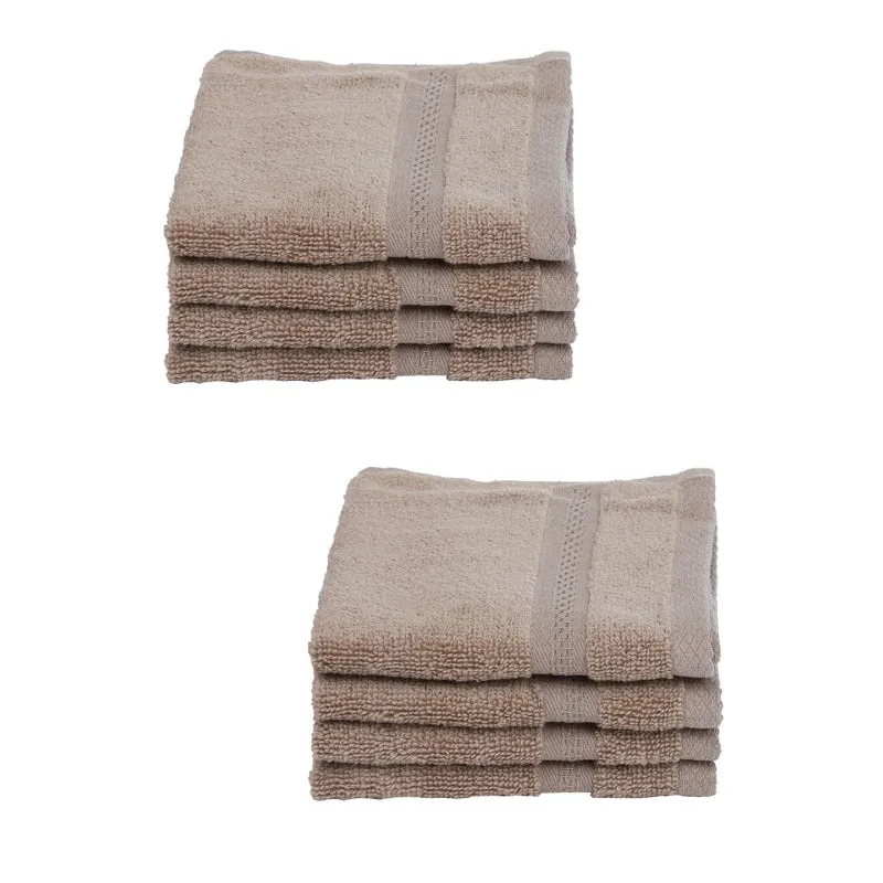 Miorah Face Towel (Beige) - Set Of Eight media 4