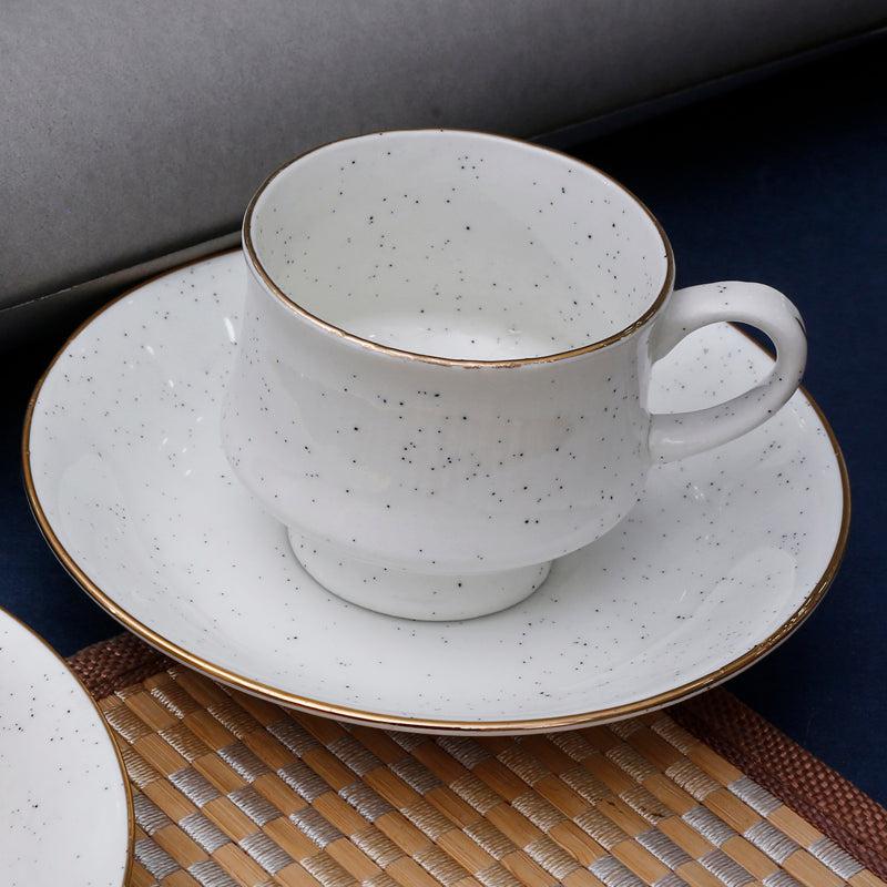 Elowen Bone China Cup & Saucer (125 ML) - Twelve Piece Set media 2