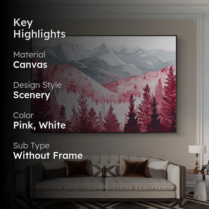 Pink Aura Wall Painting media 2