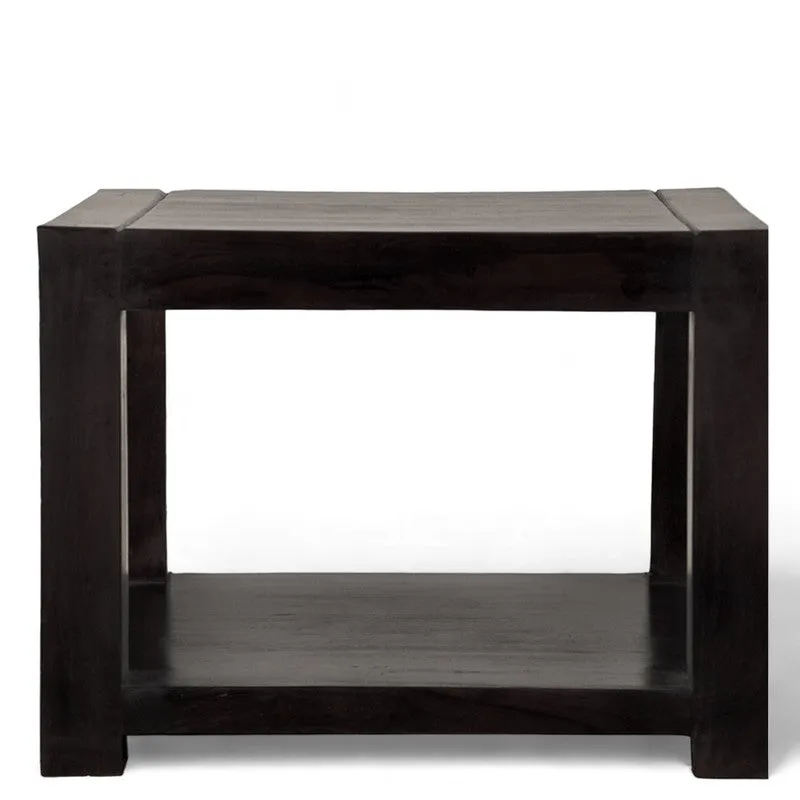 Frixon Sheesham Wooden Center Table - Black media 4