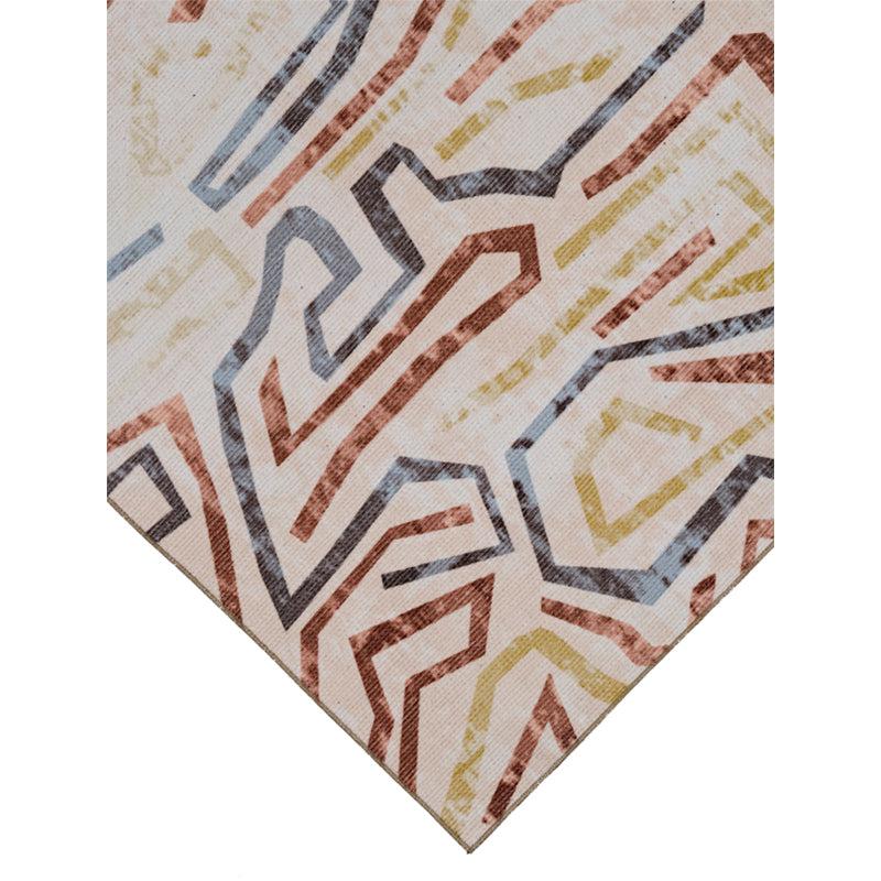 Zubid Abstract Carpet - Brown media 5