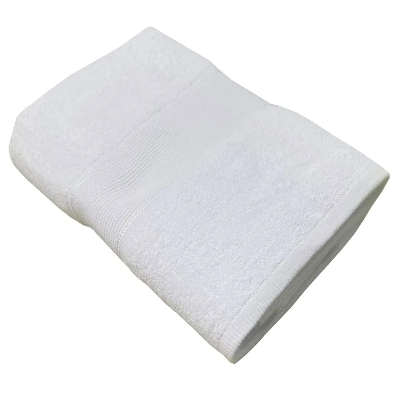 Aura Cotton Bath Towel - White media 4