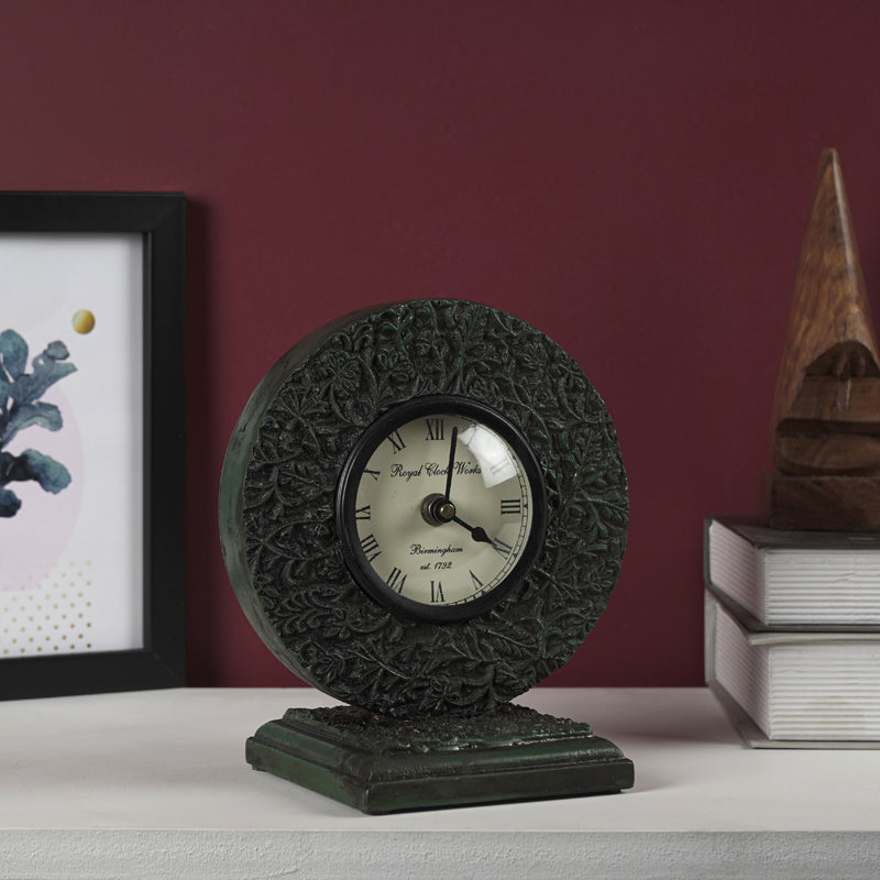 Time Loom Resin Wall Clock