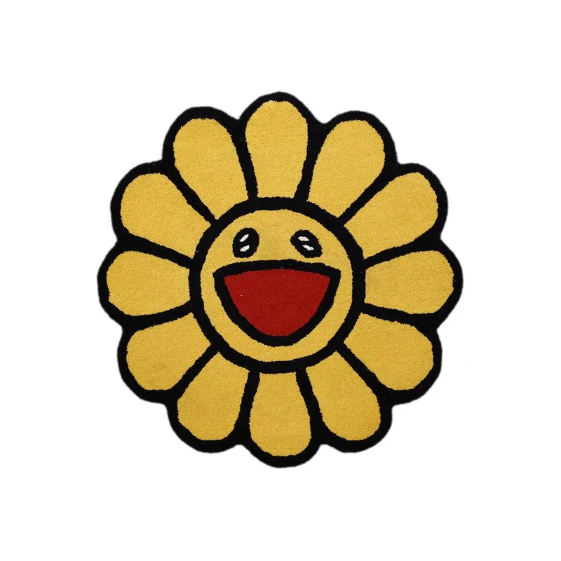 Floriya Wool Carpet - Yellow media 1