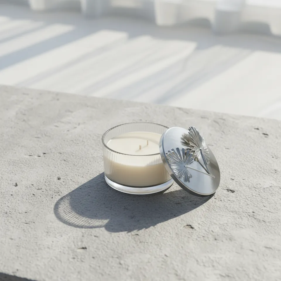Lume Fluer Blanche Scented Soy Candle media 1
