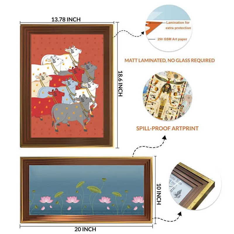 Kanha Nandi Wall Art - Set of Four media 8