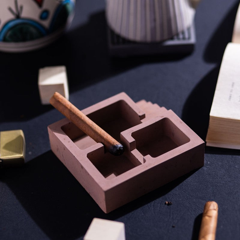 Iona Ash Tray - Brown