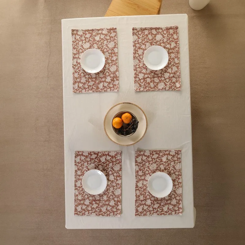 Rustic Indian Canvas Table Mats - Set Of Four media 3