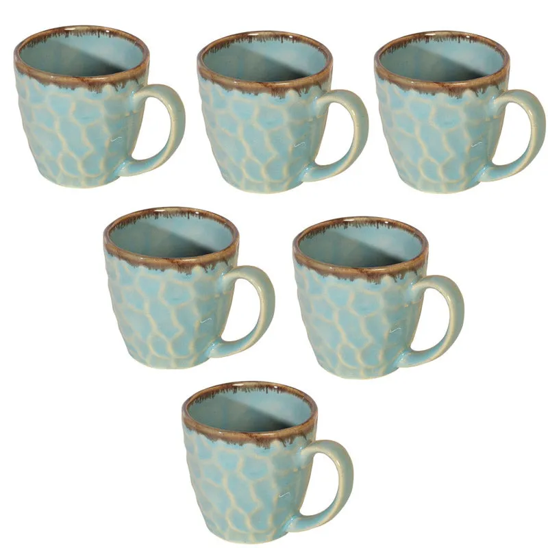 Indrashis Ceramic Tea Cup (150 mL Each) - Set of Six media 5