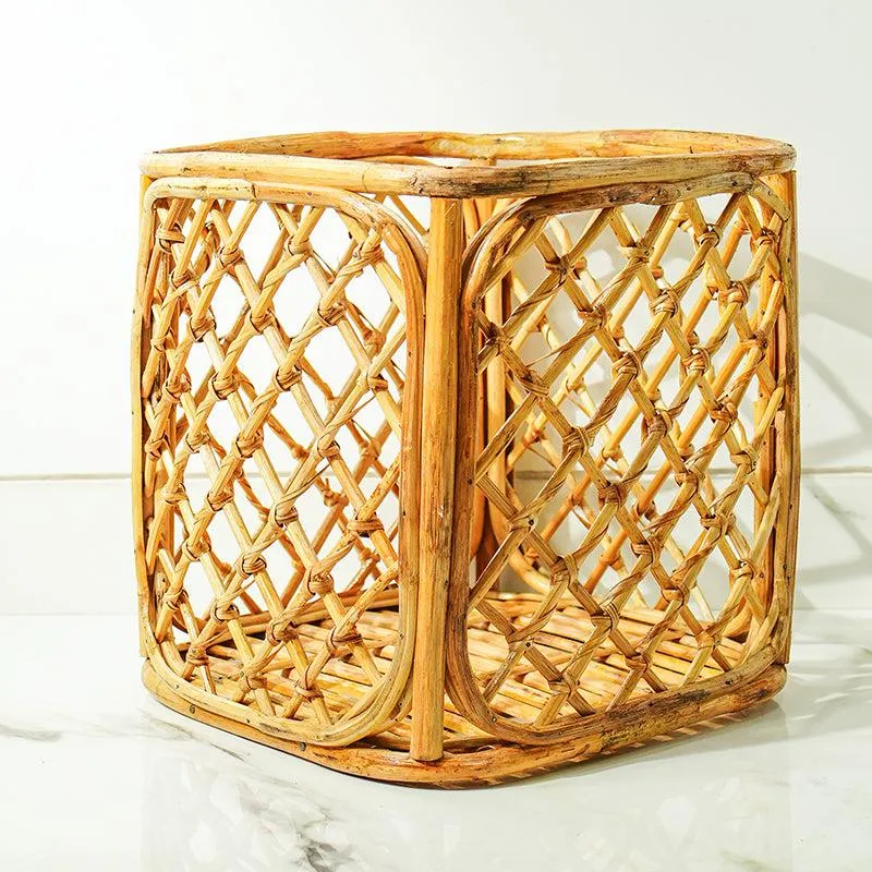 Emi Rattan Laundry Basket media 4