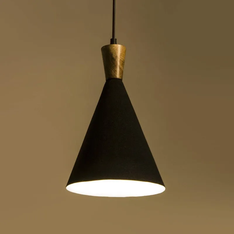 Orange Tree Noir Mango Wood Ceiling Lamp media 1