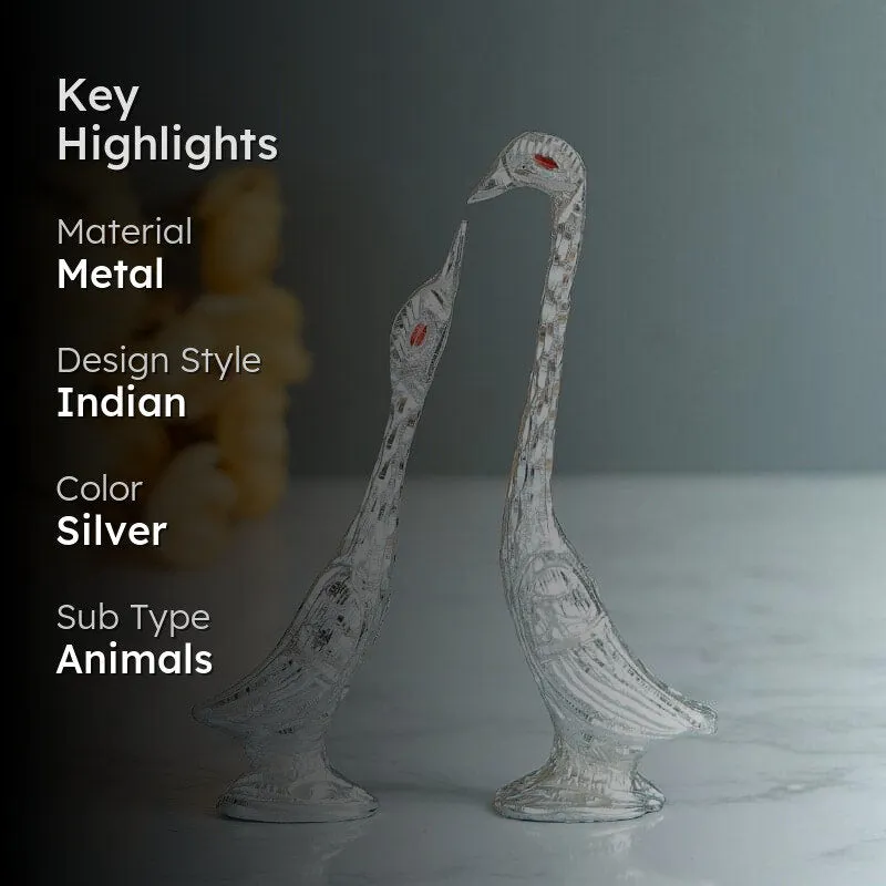 Statuesque Swan (Silver) - Set Of Two media 2