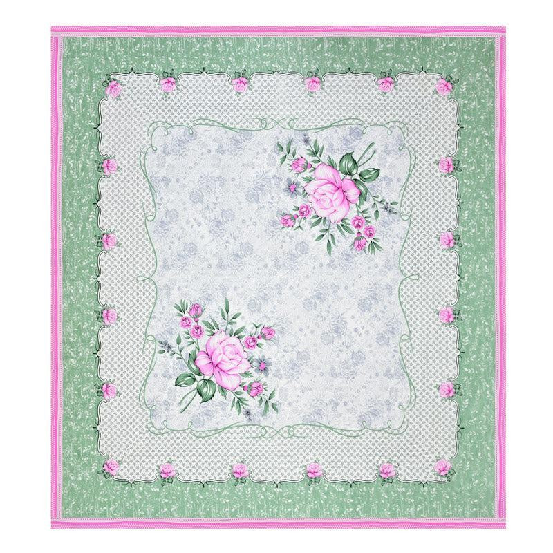 Jasper Floral Cotton Bedsheet (Pink) - 180 TC media 5