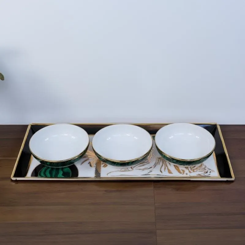 Aisling Tray & Nut Bowl Snack Set - Set Of Three media 1