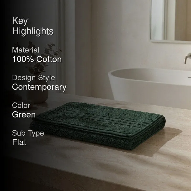 Monte Carlo Clean Wrap Pure Cotton Bath Towel - Green media 2