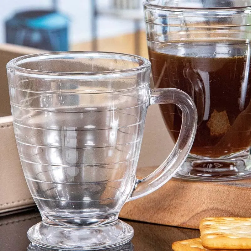 Brigid Glass Tea Cup (230 mL Each)  -  Set of Six media 3