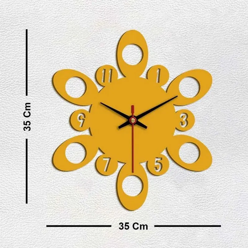 Circle Motion Wooden Wall Clock media 6