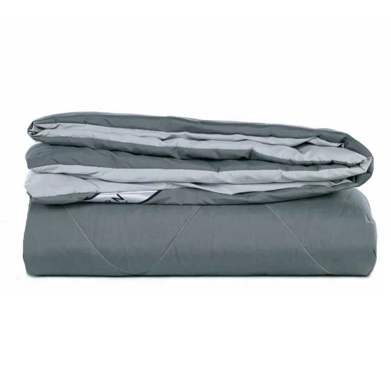 Lush Slumber Reversible Comforter (Grey) 90 GSM media 8