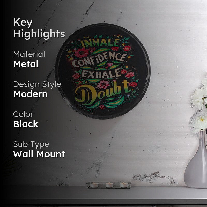 Calypsa Inhale Confidence Printed Metal Wall Plate media 2