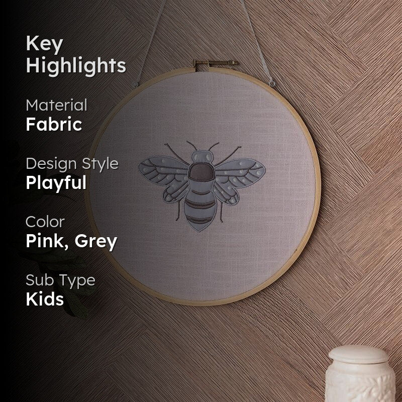 Bee Buzz Fabric Wall Accent - Bug Buddy Collection media 2