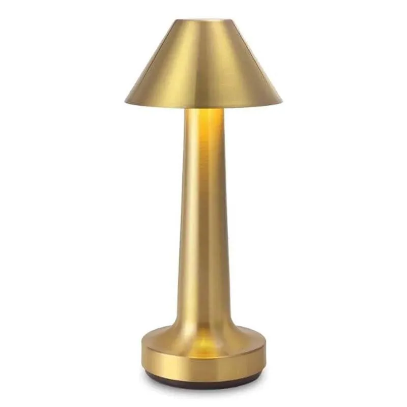 Cosmic Canopy LED Metal Table Lamp - Gold media 5