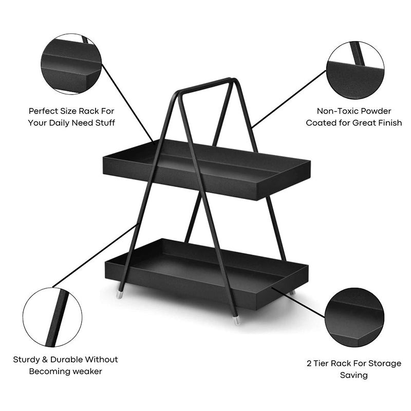 Bay Brace Tiered Metal Rack media 4