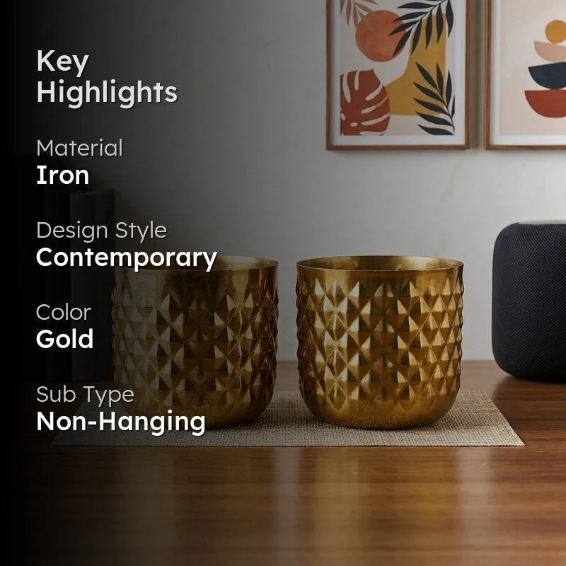 Pineapple Bite Planter - Set Of Two media 2