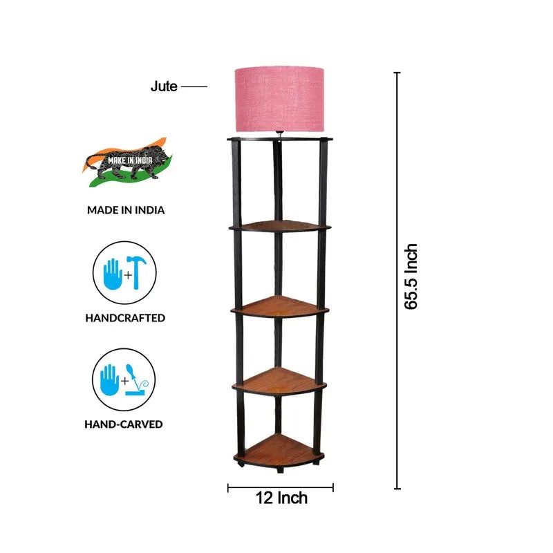 Cylindra Shimmer Floor Lamp (Pink) media 7