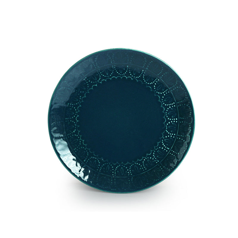 Forest Fern Ceramic Dinner Plate - Set Of Four media 4