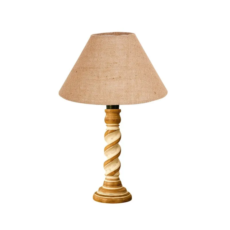 Modera Orlo Wooden Table Lamp - Beige media 5