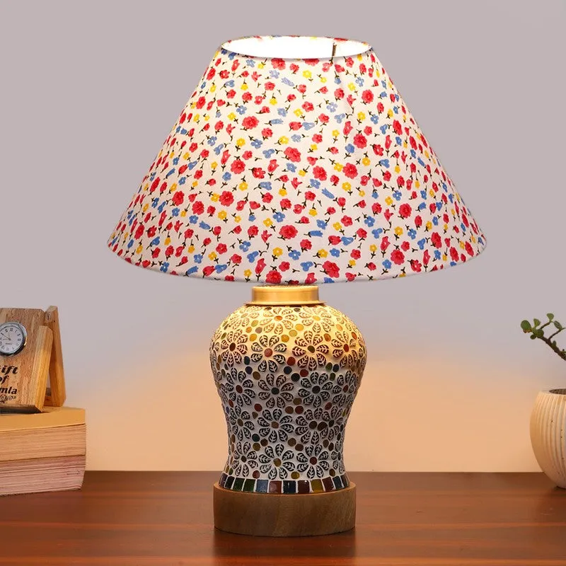 Santora Fleura Arbor Wooden Table Lamp - Multicolor media 2