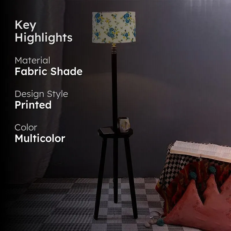 Azure Dayflower Floor Lamp media 2