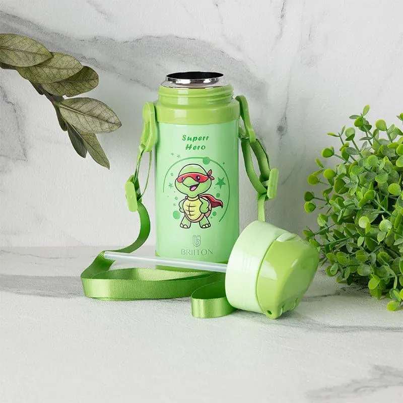 Funtura Hugo Water Bottle (Green) - 350 mL media 3