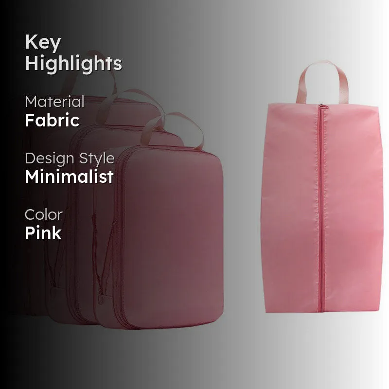 Pack Nest Travel Pouch (Pink) - Set Of Four media 2