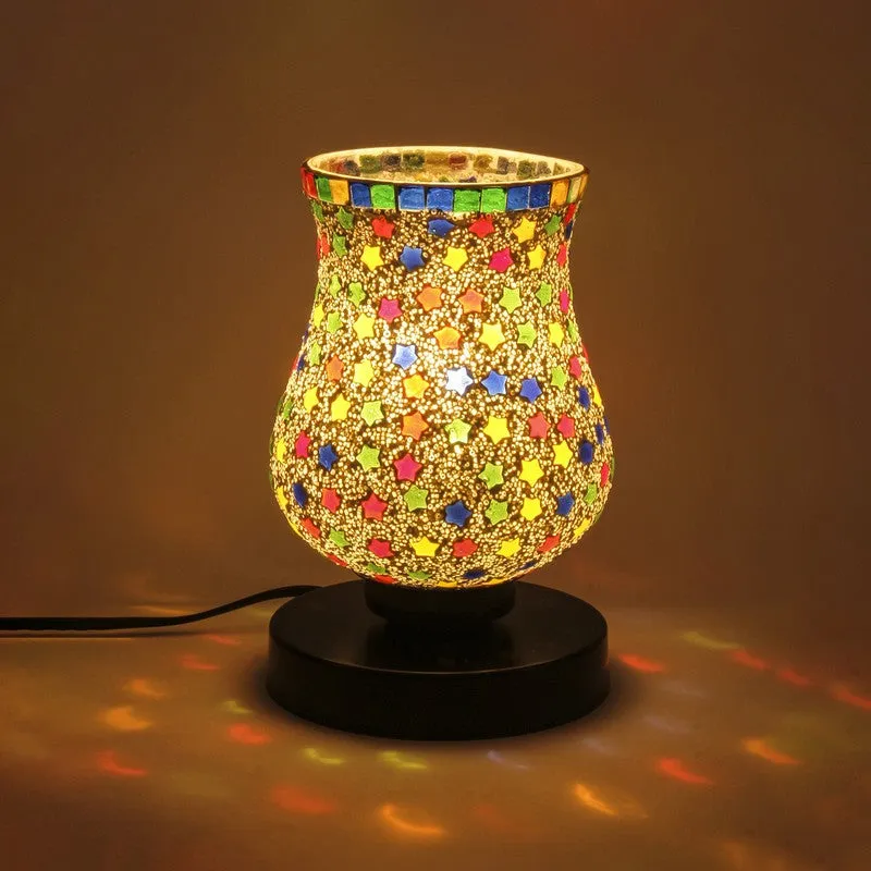 Lunara Mosaic Glass Table Lamp - Multicolor media 5