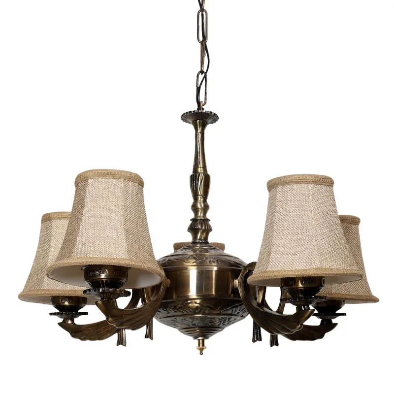 Andalusian Conical Golden Antique Ceiling Lamp media 4
