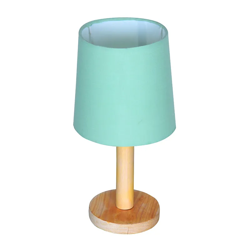 Serafine Fabric Table Lamp - Green,Brown media 4