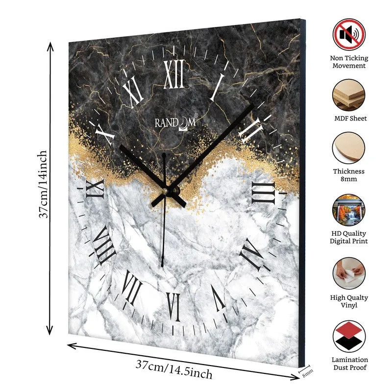 Novex Analog Wall Clock - White,Grey media 8