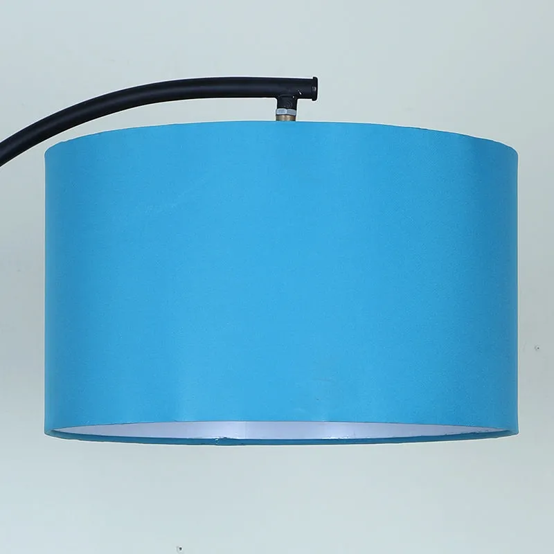 Lucciola Solid Arched Iron Floor Lamp - Blue media 4
